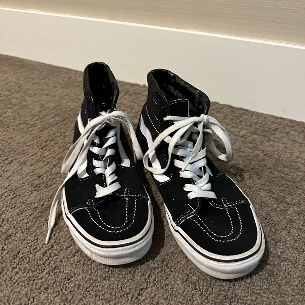 Vans SK8 High Top Classic Black/White Skateboard Shoes Men’s